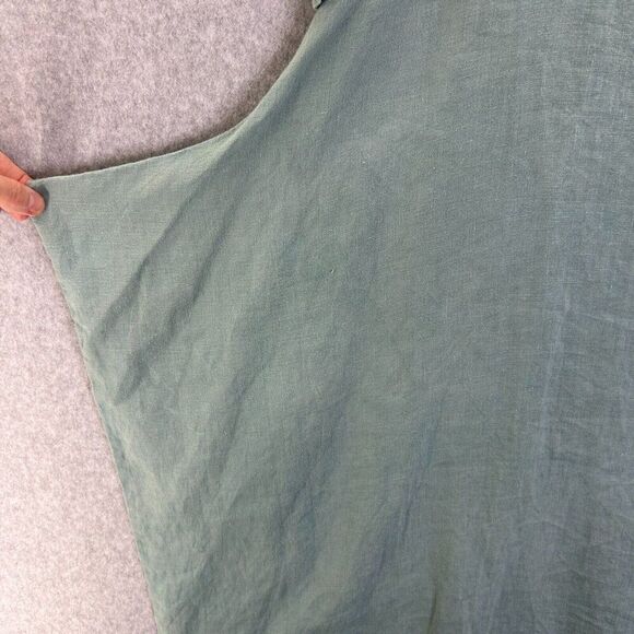 NWT Bryn Walker Size Small PILKINGTON DRESS Shore Blue Pacific Linen 3/4 Sleeve - Picture 8 of 16